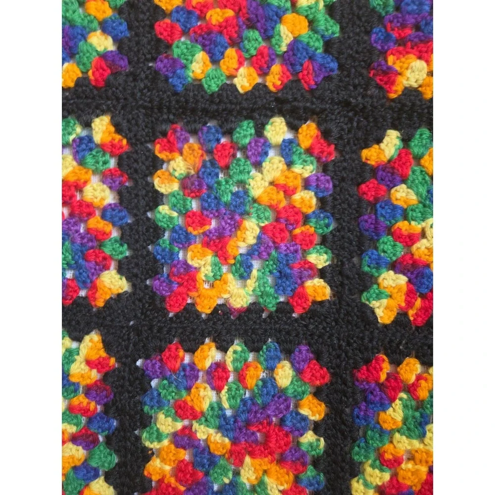 Granny Square Crochet Afghan 52